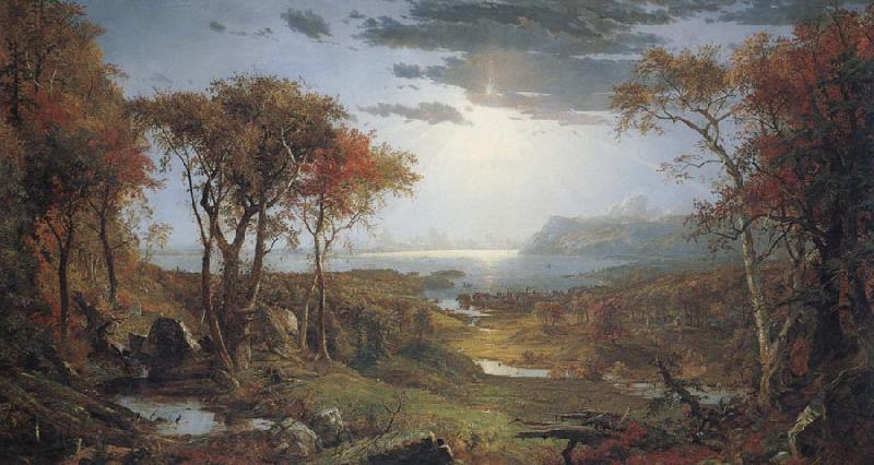 Jasper Cropsey Autumn on the Hudson River